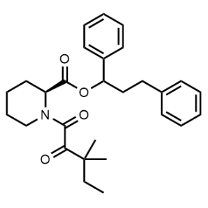 1,3-Diphenylpropyl (2s)-1-(3,3-dimethyl-2-oxopentanoyl)piperidine-2-carboxylate|CS-0656413