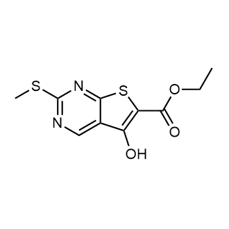 Ethyl 5-hydroxy-2-(methylthio)thieno[2,3-d]pyrimidine-6-carboxylate|CS-0656427