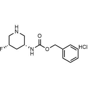 rel-Benzyl ((3r,5s)-5-fluoropiperidin-3-yl)carbamate hydrochloride|CS-0656514
