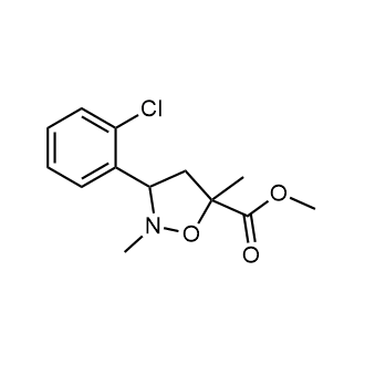 Methyl 3-(2-chlorophenyl)-2,5-dimethylisoxazolidine-5-carboxylate|CS-0656518