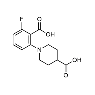 1-(2-Carboxy-3-fluorophenyl)piperidine-4-carboxylic acid|CS-0656533