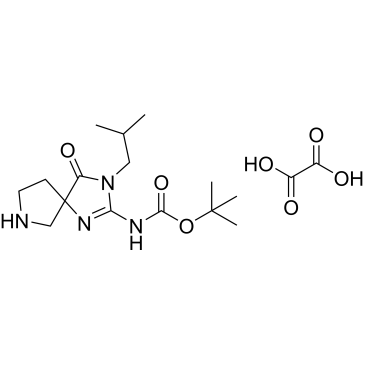 tert-Butyl (3-isobutyl-4-oxo-1,3,7-triazaspiro[4.4]non-1-en-2-yl)carbamate oxalate|CS-0656548