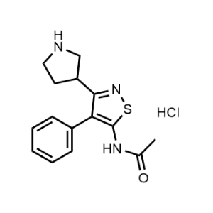 N-(4-Phenyl-3-(pyrrolidin-3-yl)isothiazol-5-yl)acetamide hydrochloride|CS-0656573