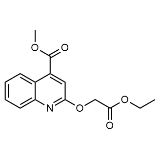 Methyl 2-(2-ethoxy-2-oxoethoxy)quinoline-4-carboxylate|CS-0656588