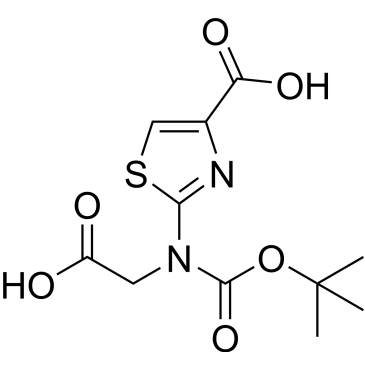 2-((Tert-butoxycarbonyl)(carboxymethyl)amino)thiazole-4-carboxylic acid|CS-0656597