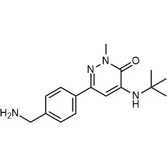 6-(4-(Aminomethyl)phenyl)-4-(tert-Butylamino)-2-methylpyridazin-3(2h)-one|CS-0656644