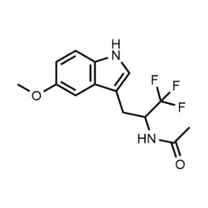 N-(1,1,1-Trifluoro-3-(5-methoxy-1H-indol-3-yl)propan-2-yl)acetamide|CS-0656743