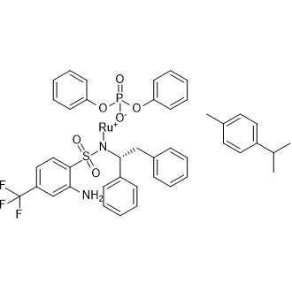 [(1R,2r)-2-amino-1,2-diphenylethyl(4-(trifluoromethyl)phenylsulfonamido)](p-cymene)ruthenium(ii) diphenyl phosphate|CS-0656817