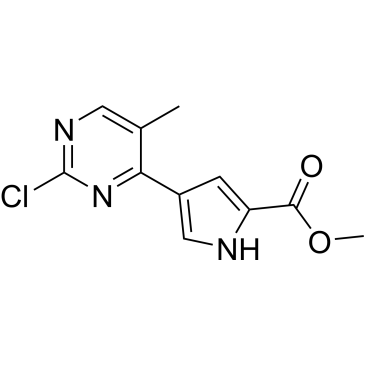 Methyl 4-(2-chloro-5-methylpyrimidin-4-yl)-1h-pyrrole-2-carboxylate|CS-0656829