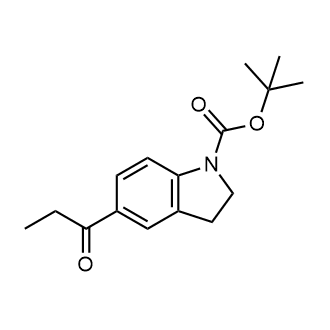 tert-Butyl 5-propionylindoline-1-carboxylate|CS-0656831