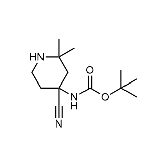 tert-Butyl (4-cyano-2,2-dimethylpiperidin-4-yl)carbamate|CS-0656833