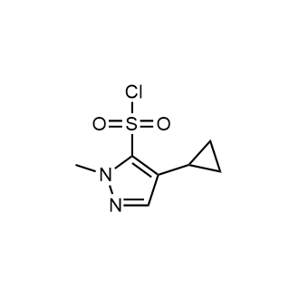 4-Cyclopropyl-1-methyl-1h-pyrazole-5-sulfonyl chloride|CS-0656931