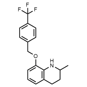 2-Methyl-8-((4-(trifluoromethyl)benzyl)oxy)-1,2,3,4-tetrahydroquinoline|CS-0657028