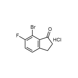 7-Bromo-6-fluoro-2,3-dihydro-1h-inden-1-one hydrochloride|CS-0657218