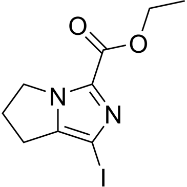Ethyl 1-iodo-6,7-dihydro-5h-pyrrolo[1,2-c]imidazole-3-carboxylate|CS-0657315