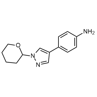 4-(1-(Tetrahydro-2h-pyran-2-yl)-1h-pyrazol-4-yl)aniline|CS-0657358