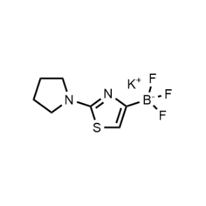 Potassium trifluoro(2-(pyrrolidin-1-yl)thiazol-4-yl)borate|CS-0657383