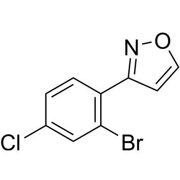 3-(2-Bromo-4-chlorophenyl)isoxazole|CS-0657514