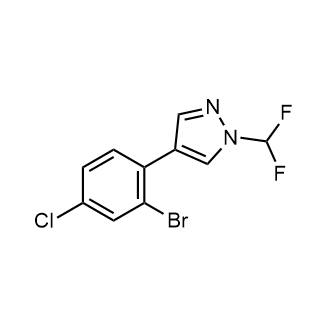 4-(2-Bromo-4-chlorophenyl)-1-(difluoromethyl)-1h-pyrazole|CS-0657522