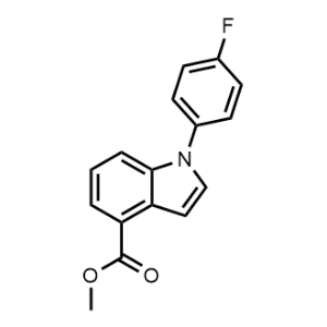Methyl 1-(4-fluorophenyl)-1h-indole-4-carboxylate|CS-0657599