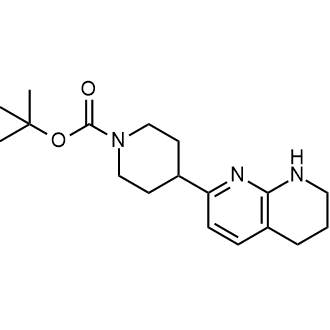 tert-Butyl 4-(5,6,7,8-tetrahydro-1,8-naphthyridin-2-yl)piperidine-1-carboxylate|CS-0657620