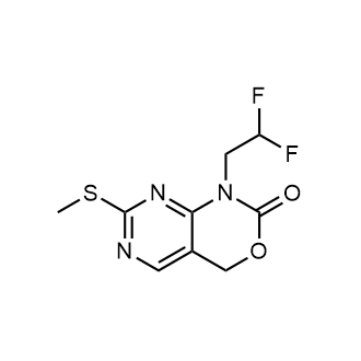 1-(2,2-Difluoroethyl)-7-(methylthio)-1,4-dihydro-2h-pyrimido[4,5-d][1,3]oxazin-2-one|CS-0657664