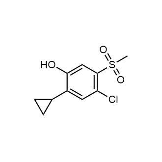 4-Chloro-2-cyclopropyl-5-(methylsulfonyl)phenol|CS-0657868