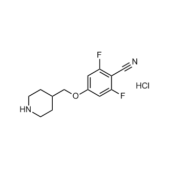 2,6-Difluoro-4-(piperidin-4-ylmethoxy)benzonitrile hydrochloride|CS-0657911