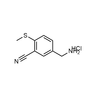5-(Aminomethyl)-2-(methylthio)benzonitrile hydrochloride|CS-0657983