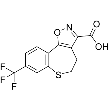 8-(Trifluoromethyl)-4,5-dihydrobenzo[6,7]thiepino[4,5-d]isoxazole-3-carboxylic acid|CS-0658043