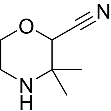 3,3-Dimethylmorpholine-2-carbonitrile|CS-0658588