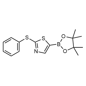 2-(Phenylthio)-5-(4,4,5,5-tetramethyl-1,3,2-dioxaborolan-2-yl)thiazole|CS-0658721