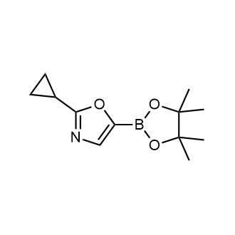 2-Cyclopropyl-5-(4,4,5,5-tetramethyl-1,3,2-dioxaborolan-2-yl)oxazole|CS-0658808