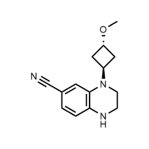 4-(trans-3-methoxycyclobutyl)-1,2,3,4-tetrahydroquinoxaline-6-carbonitrile|CS-0659004