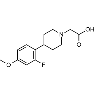 2-(4-(2-Fluoro-4-methoxyphenyl)piperidin-1-yl)acetic acid|CS-0659066