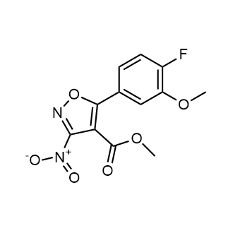 Methyl 5-(4-fluoro-3-methoxyphenyl)-3-nitroisoxazole-4-carboxylate|CS-0659069