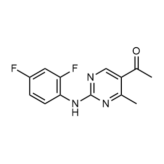 1-(2-((2,4-Difluorophenyl)amino)-4-methylpyrimidin-5-yl)ethan-1-one|CS-0659152