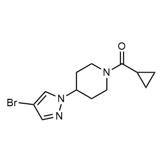 (4-(4-Bromo-1h-pyrazol-1-yl)piperidin-1-yl)(cyclopropyl)methanone|CS-0659155