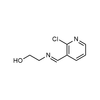 2-(((2-Chloropyridin-3-yl)methylene)amino)ethan-1-ol|CS-0659400