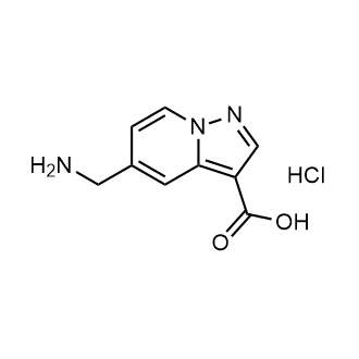 5-(Aminomethyl)pyrazolo[1,5-a]pyridine-3-carboxylic acid hydrochloride|CS-0659441