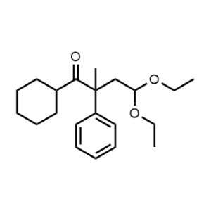 1-Cyclohexyl-4,4-diethoxy-2-methyl-2-phenylbutan-1-one|CS-0659473