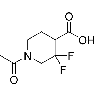 1-Acetyl-3,3-difluoropiperidine-4-carboxylic acid|CS-0659481