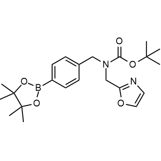 tert-Butyl (oxazol-2-ylmethyl)(4-(4,4,5,5-tetramethyl-1,3,2-dioxaborolan-2-yl)benzyl)carbamate|CS-0659717