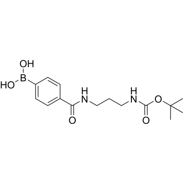 (4-((3-((Tert-butoxycarbonyl)amino)propyl)carbamoyl)phenyl)boronic acid|CS-0659725
