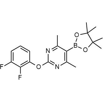 2-(2,3-Difluorophenoxy)-4,6-dimethyl-5-(4,4,5,5-tetramethyl-1,3,2-dioxaborolan-2-yl)pyrimidine|CS-0659726