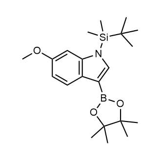 1-(tert-Butyldimethylsilyl)-6-methoxy-3-(4,4,5,5-tetramethyl-1,3,2-dioxaborolan-2-yl)-1h-indole|CS-0659763