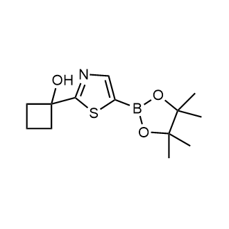 1-(5-(4,4,5,5-Tetramethyl-1,3,2-dioxaborolan-2-yl)thiazol-2-yl)cyclobutan-1-ol|CS-0659773