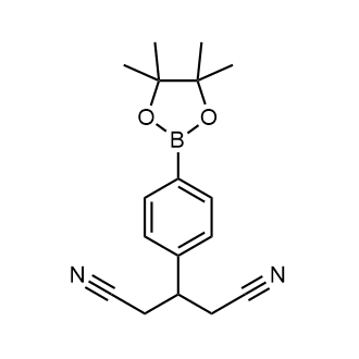 3-(4-(4,4,5,5-Tetramethyl-1,3,2-dioxaborolan-2-yl)phenyl)pentanedinitrile|CS-0659787