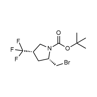 tert-Butyl (2s,4s)-2-(bromomethyl)-4-(trifluoromethyl)pyrrolidine-1-carboxylate|CS-0659816