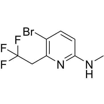 5-Bromo-n-methyl-6-(2,2,2-trifluoroethyl)pyridin-2-amine|CS-0659950